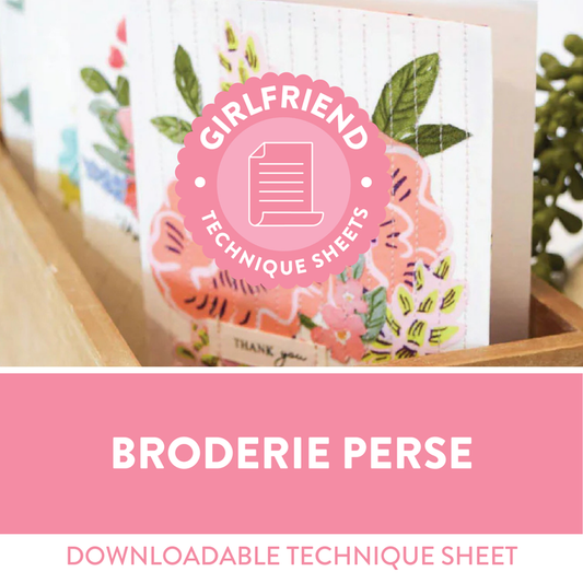 Broderie Perse Technique (Printable)