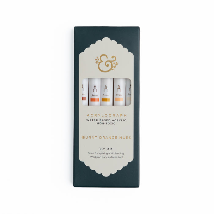 Burnt Orange Hues Set - Archer and Olive
