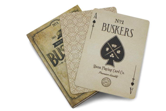 Buskers Playing Cards by Mana Playing Card Co.