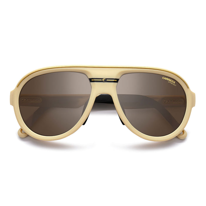Carrera C SPORT 09 Aviator Sunglasses with Magnetic Side Spoilers – close front view