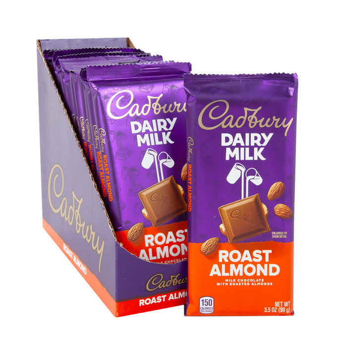 Cadbury Roast Almond Milk Chocolate Candy Bars - 14 Count