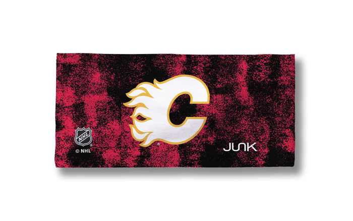 Calgary Flames: Grunge Big Bang Lite Headband - View 3