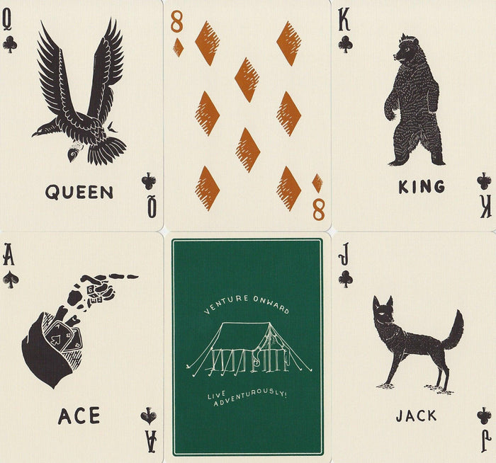 Camp Cards, Ranger Ed. Playing Cards by Art of Play