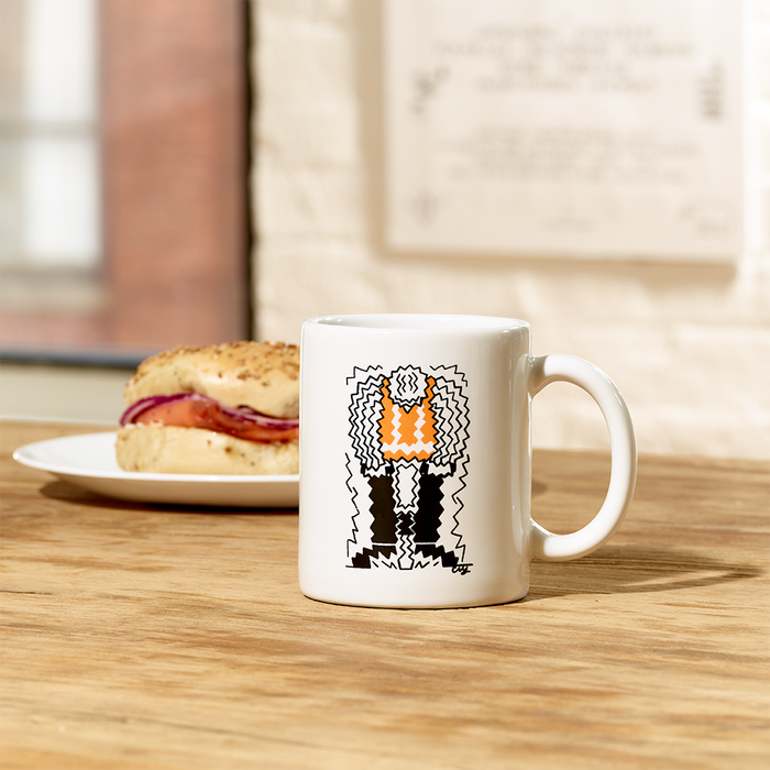 Cari Vander Yacht’s Under Construction Coffee Mug - Lifestyle Shot 1