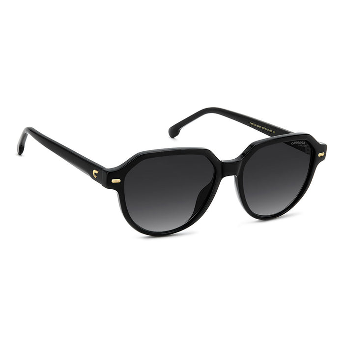Carrera 3068 Pantos-Style Designer Sunglasses Black - side view
