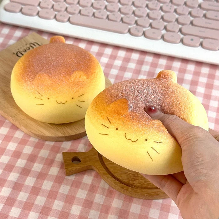 Cat Bread 5 Inch Slow Rise Squishy Sensory Toy