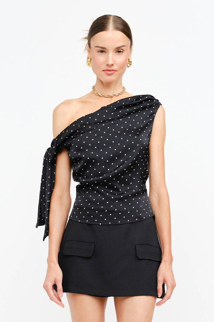 Celestine Top : BLACK / M