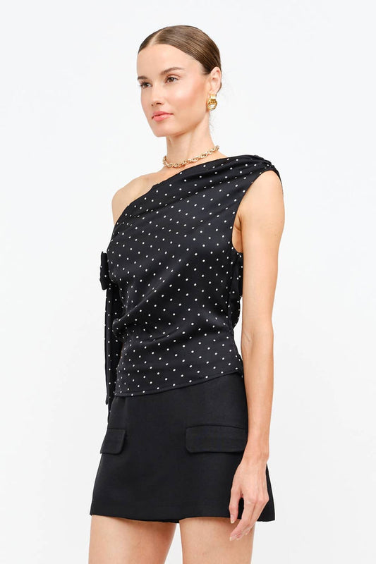 Celestine Top : BLACK / S