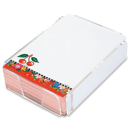 Cheery Cherry Note Sheets in Tray