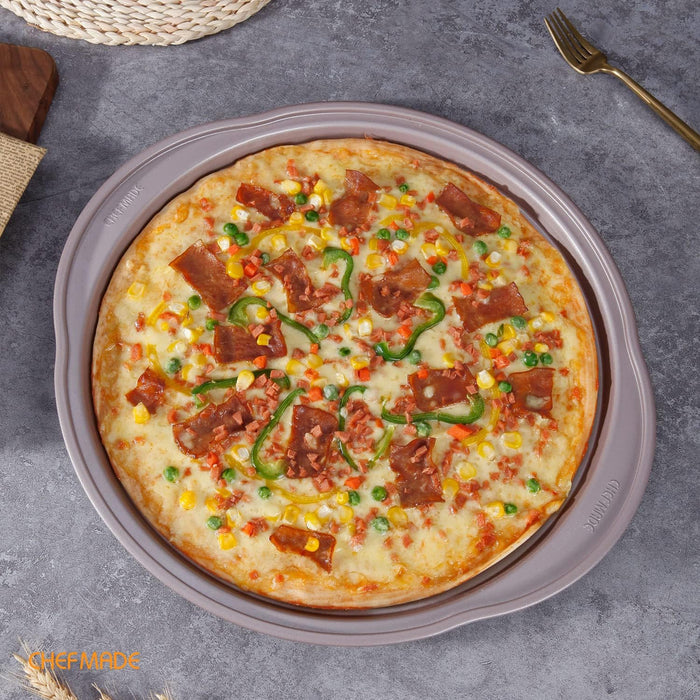 CHEFMADE WK9847 Non-Stick Pizza Crispen Pan, 14"