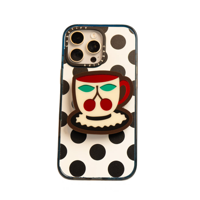 Cherry Teacup Phone Grip