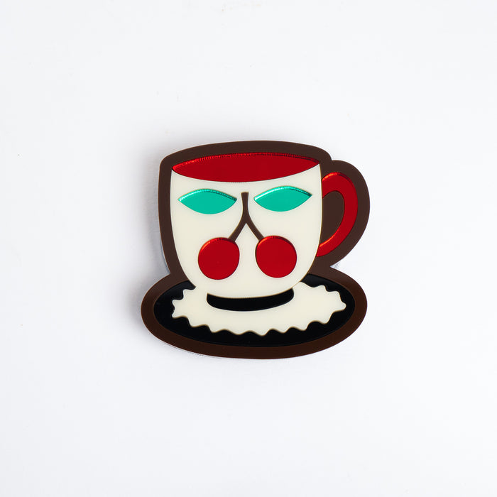 Cherry Teacup Phone Grip