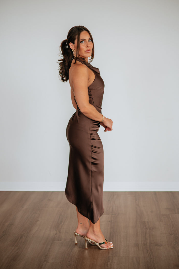 Cielle Satin Dress