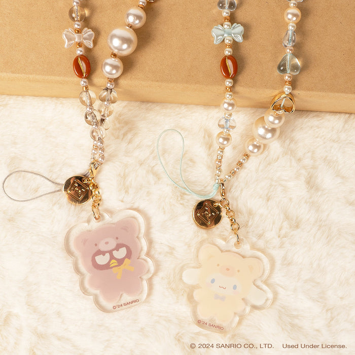 Cinnamoroll Latte Bear Beaded Charm Mobile Phone Wrist Strap Accessory Hamee.com - Hamee US