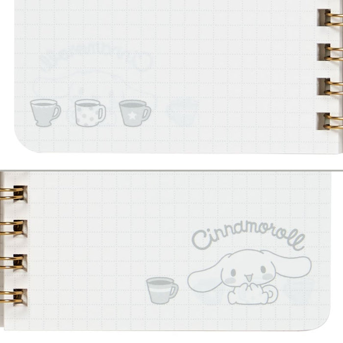 Cinnamoroll Slim Spiral Notebook (Elastic Closure) Stationery Japan Original