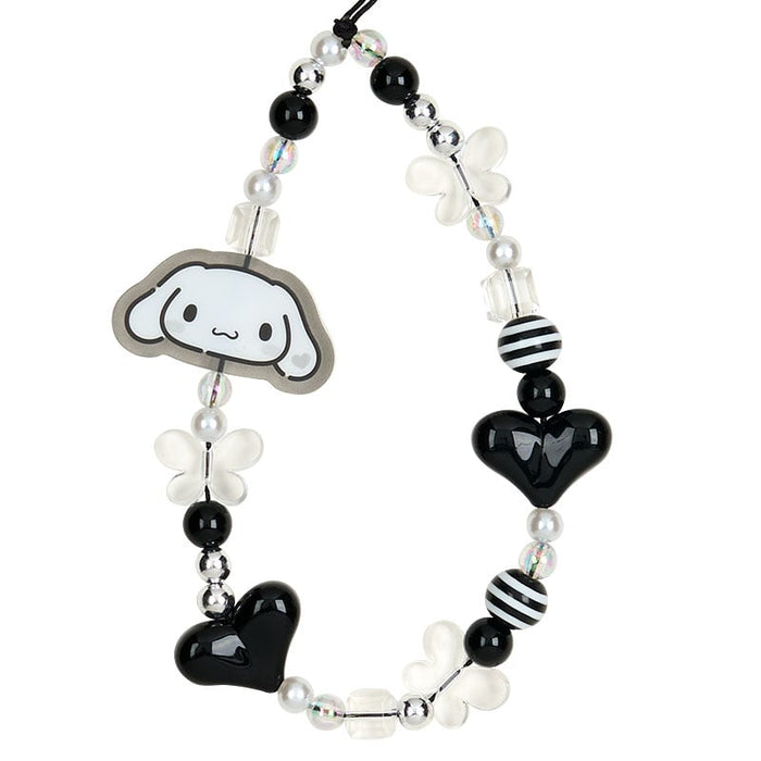 Cinnamoroll Smartphone Charm Set (Silver Houndstooth Series) Accessory Japan Original