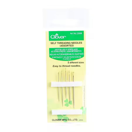 Clover Self / Easy Threading Needles 5ct