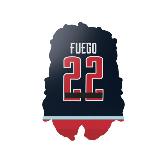 Coachella Valley Firebirds Fuego Face Sign