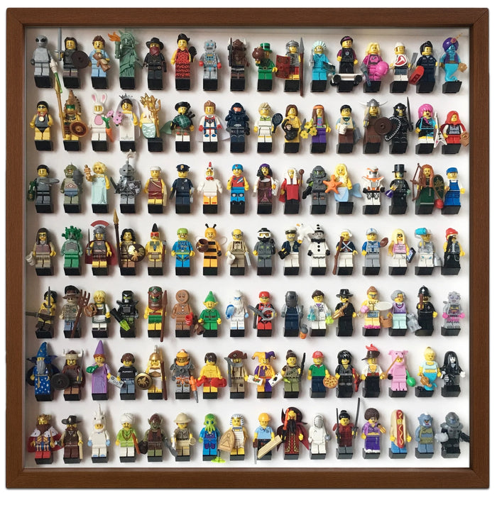 Collector Edition Large Display Frame for 112 Lego® Minifigures