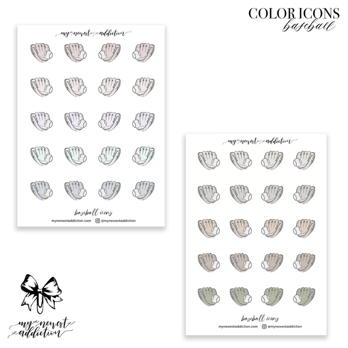 COLOR ICONS | BASEBALL