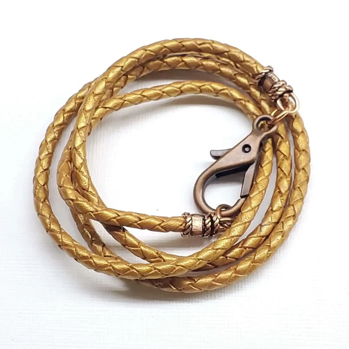 AMD1273-19Colored Bolo Leather Style Chokers | Braided Bolo LeatherJewelryNecklaces$ 32.50Alexa Martha Designs