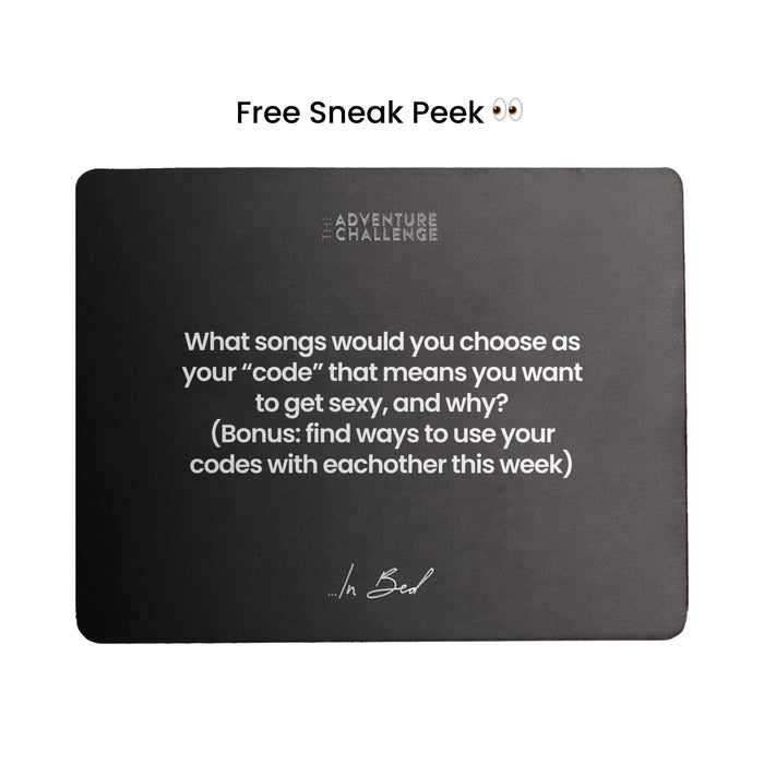 Connection Cards | ...In Bed Edition