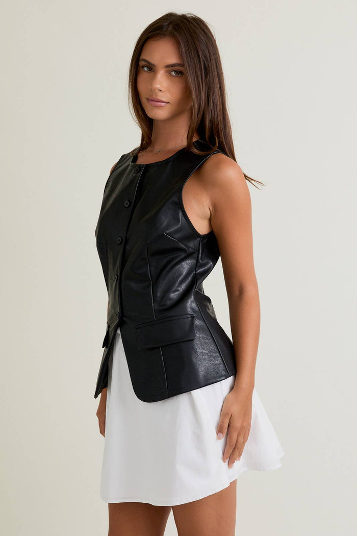 CONTRAST SKIRT MINI DRESS