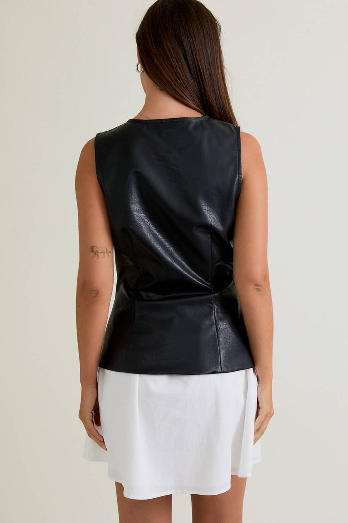CONTRAST SKIRT MINI DRESS