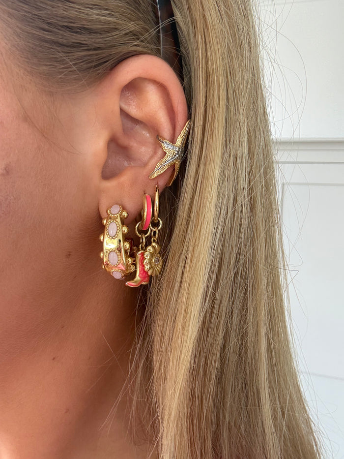 Cordelia Earrings in Pink