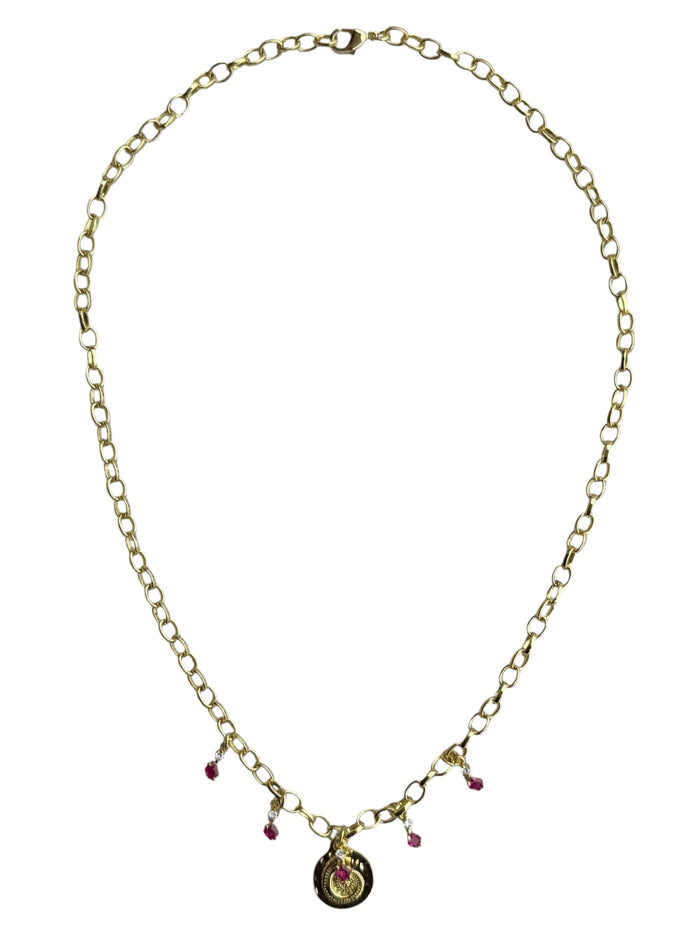 Cordelia Necklace in Ruby