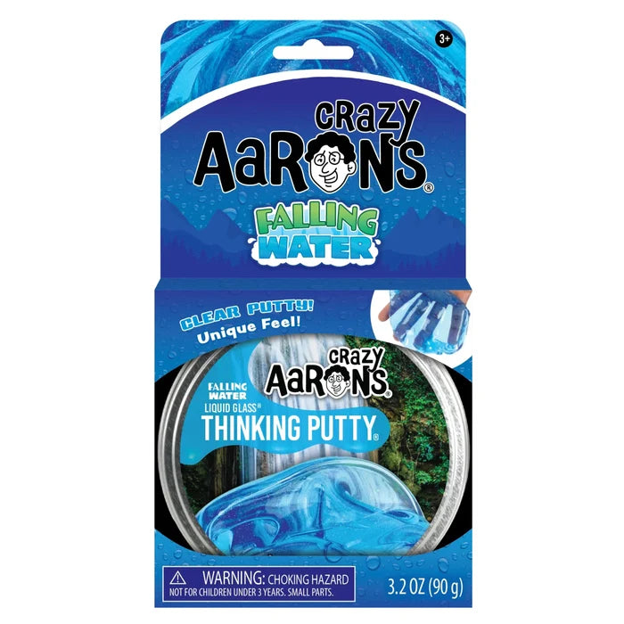Crazy Aarons Falling Water Full Size 4 Inch Thinking Putty Tin - Owl & Goose Gifts