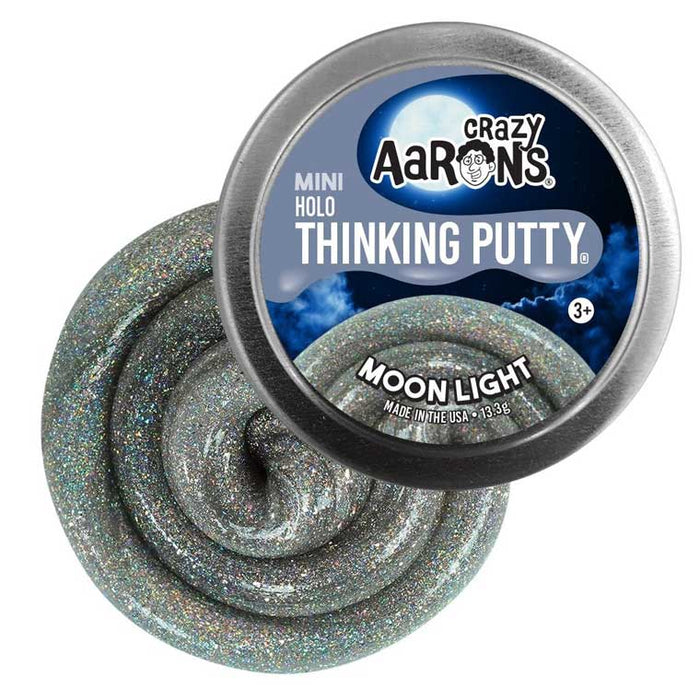 Crazy Aarons Moon Light Mini 2 Inch Thinking Putty Tin - Owl & Goose Gifts
