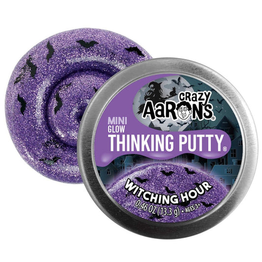 Crazy Aarons Witching Hour Mini 2 Inch Halloween Thinking Putty Tin - Owl & Goose Gifts