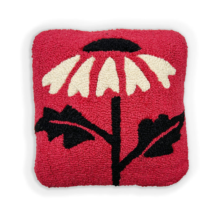 Daisy Days Hooked Pillow