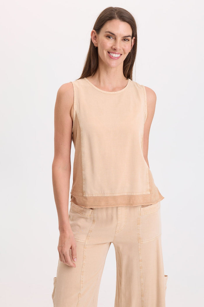 Wearables Dalil Twill/Jersey Tank