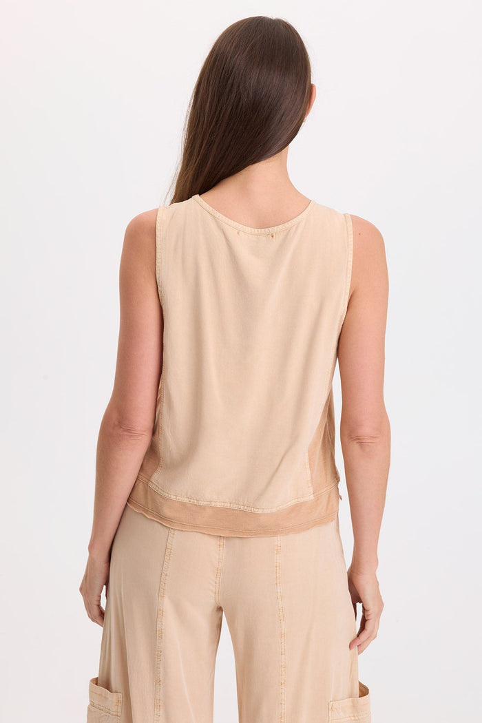Wearables Dalil Twill/Jersey Tank