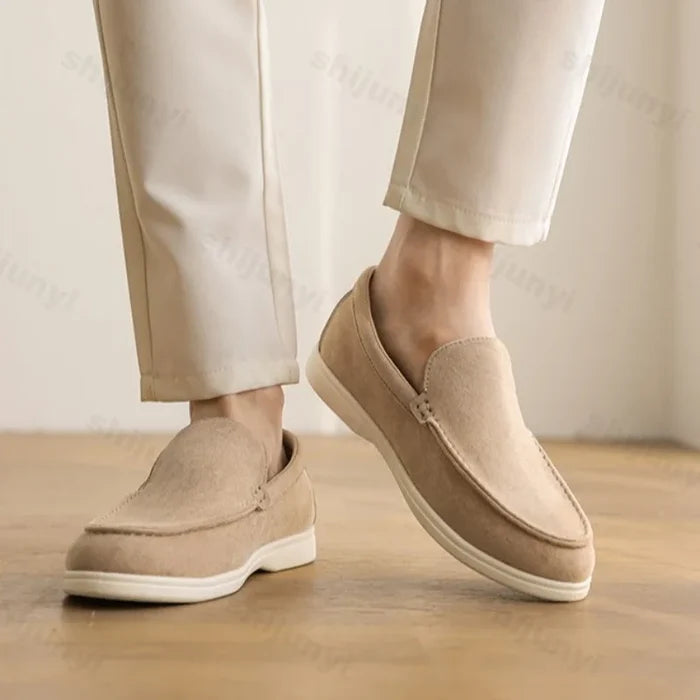 Dante Lucarello Casual Suede Slip-On Loafers