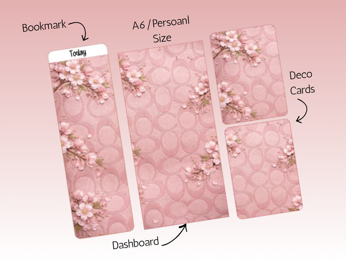 Dash Bundle | A6 Rings | Pink Coach Cherry Blossom