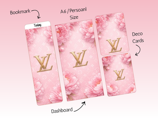 Dash Bundle | A6 Rings | Pink L Floral