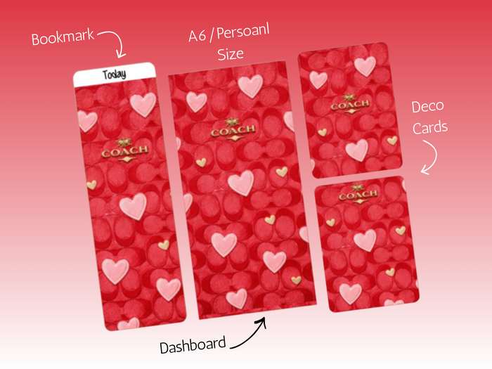 Dash Bundle | A6 Rings | Red Coach Hearts