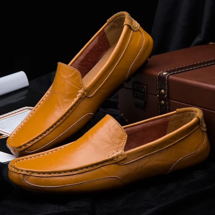 Davino Malvetti Casual Leather Driving Loafers