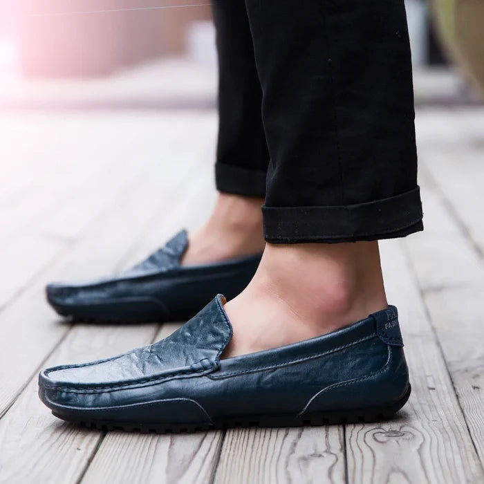 Davino Malvetti Casual Leather Driving Loafers