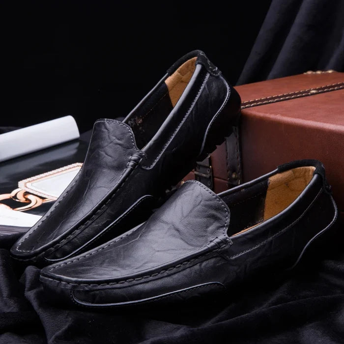 Davino Malvetti Casual Leather Driving Loafers