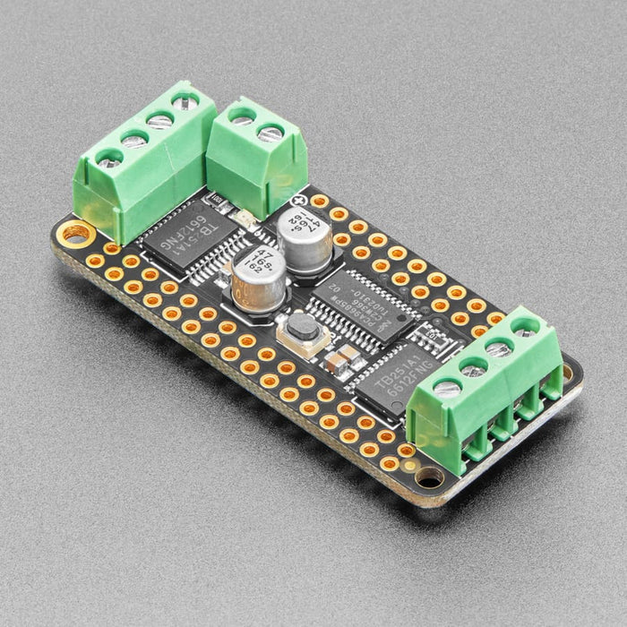DC Motor + Stepper FeatherWing add-on for all Feather Boards by Adafruit - The Pi Hut
