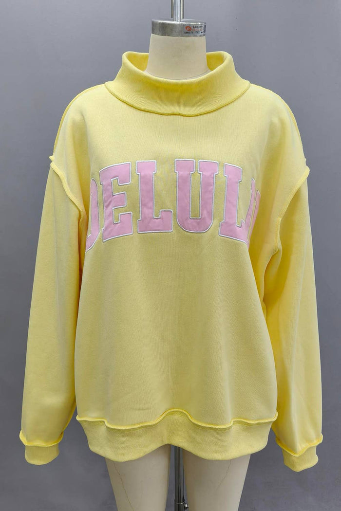 DELULU Mock Neck