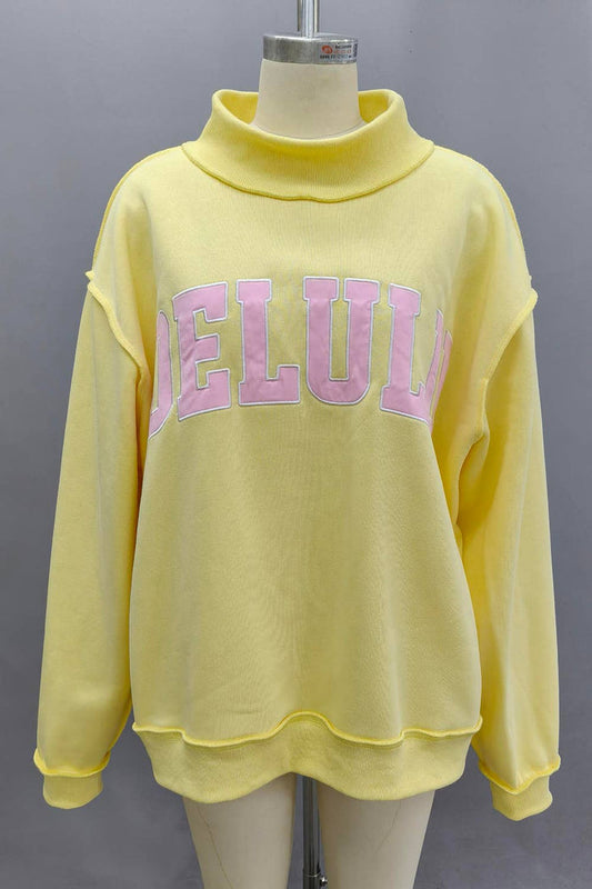 DELULU Mock Neck