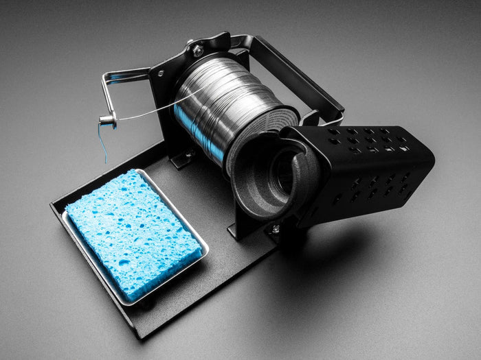 Deluxe Solder Stand with Solder Roll Holder [Discontinued] by The Pi Hut - The Pi Hut