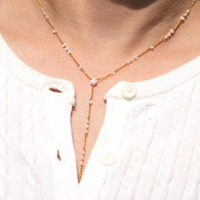 Dew You Y Drop Necklace