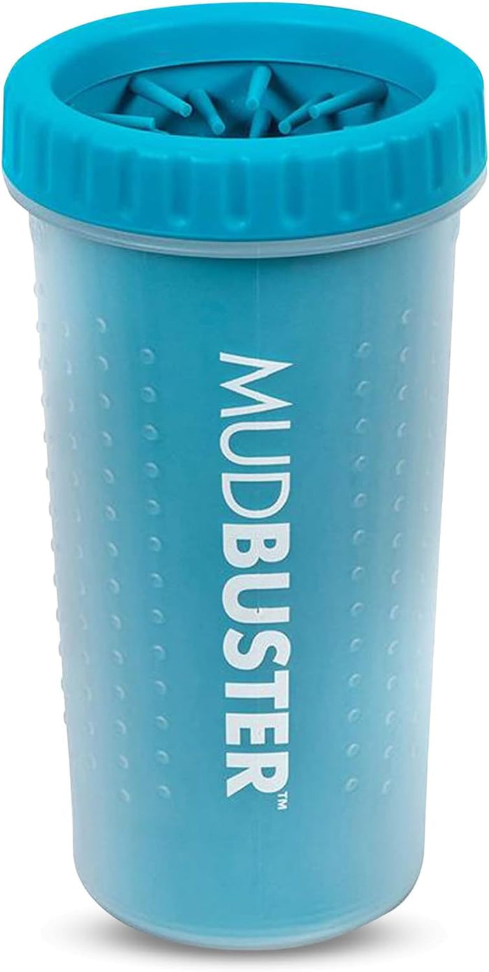 Dexas MudBuster Portable Dog Paw Cleaner Blue Large Paw Cleaner For Dogs Premium Quality Pet Supplies And Dog Accessories