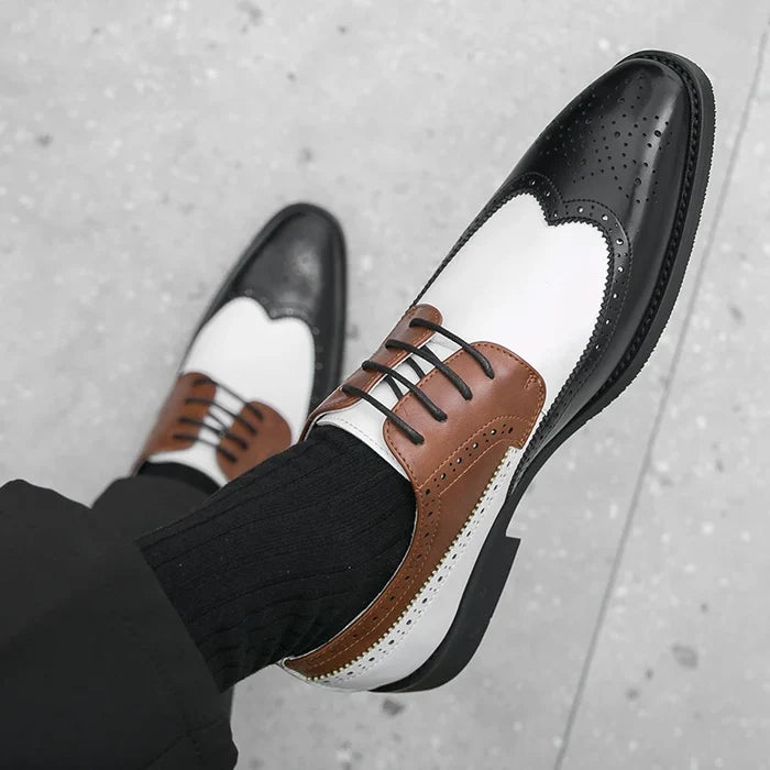 Dimitri Vernet Leather Brogue Shoes